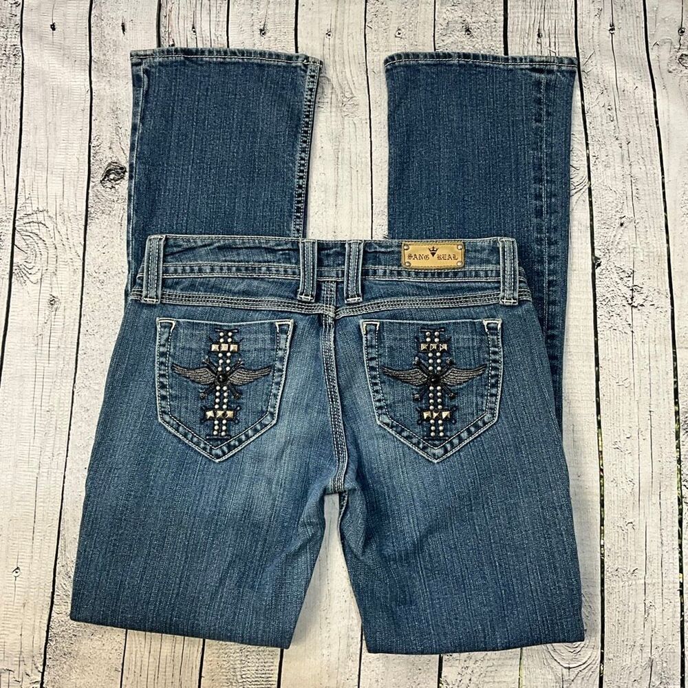 SANG REAL Low Rise Jeans